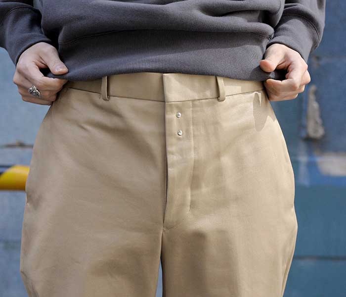 SCYE BASICS サイベーシックス チノパン テーパード パンツ