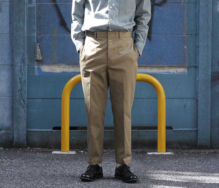 SCYE BASICS サイベーシックス チノパン テーパード パンツ