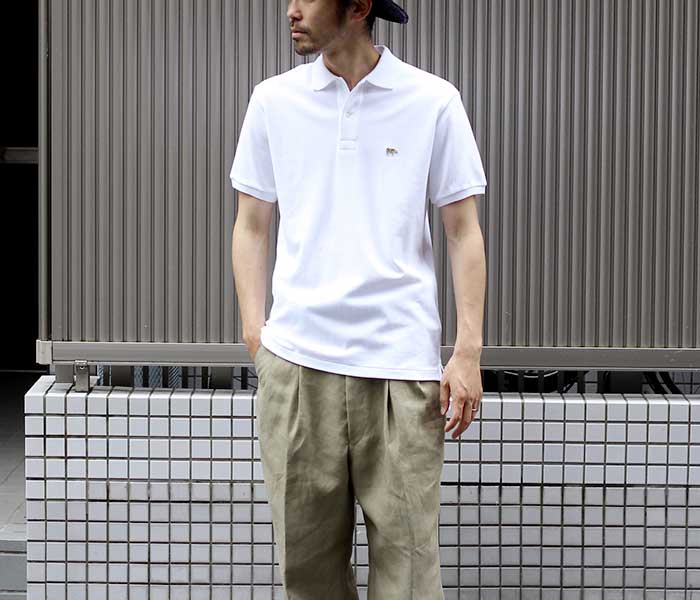 サイベーシックス SCYE BASICS 鹿の子 ポロシャツ ウオッシュド