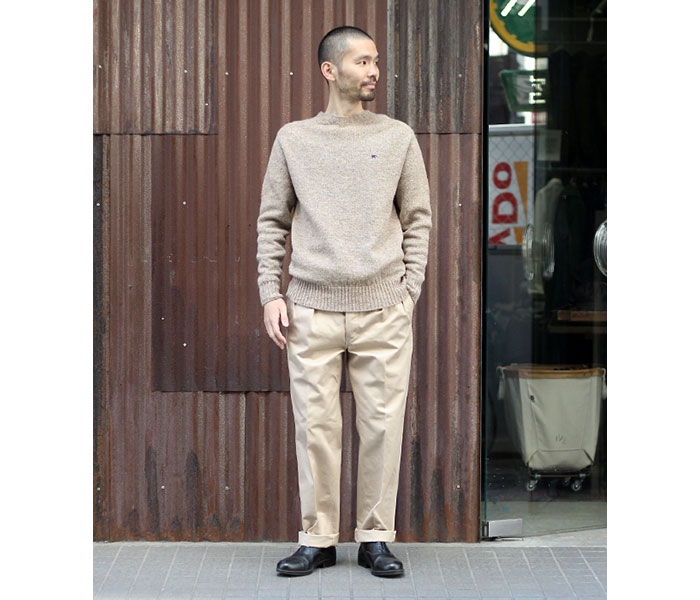 SCYE BASICS サイベーシック チノ ワイド パンツ ベージュ San