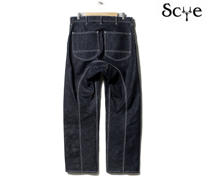 SCYE BASICS サイベーシックス デニム ストレートパンツ ワーク SCYE BASICS サイベーシックス デニム ストレートパンツ ワーク