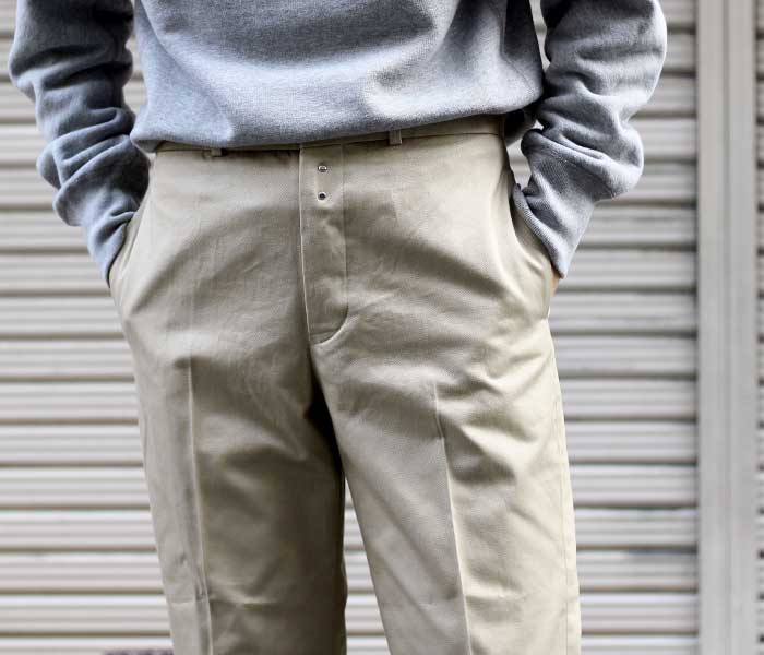 SCYE BASICS サイベーシックス サンホアキンチノ ルーズフィット SCYE BASICS サイベーシックス サンホアキンチノ ルーズフィット