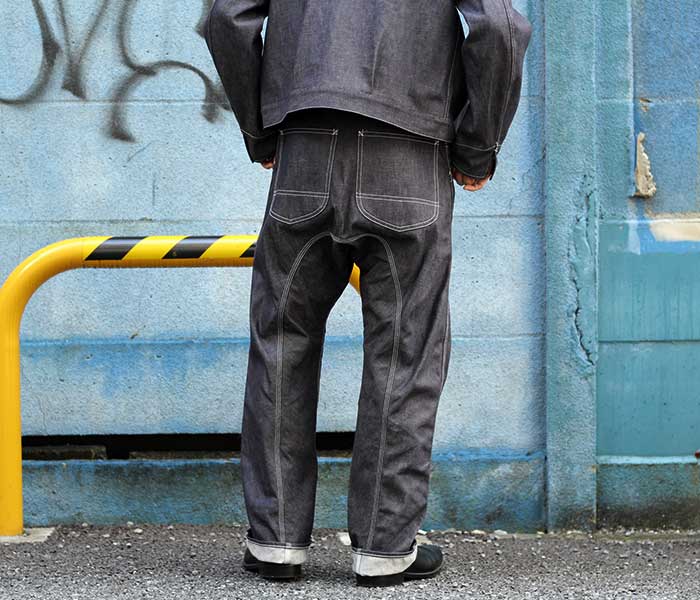 SCYE BASICS サイベーシックス ライトデニム ワークパンツ SCYE BASICS サイベーシックス ライトデニム ワークパンツ