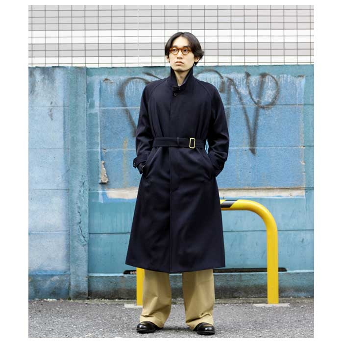 SCYE サイ ウールギャバジン ベルテッド カーコート Wool SCYE サイ ウールギャバジン ベルテッド カーコート Wool