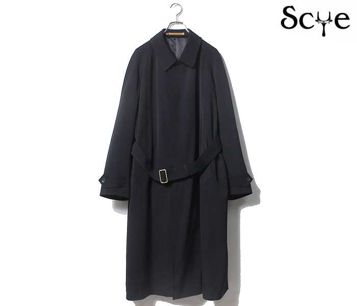 SCYE サイ ウールギャバジン ベルテッド カーコート Wool SCYE サイ ウールギャバジン ベルテッド カーコート Wool