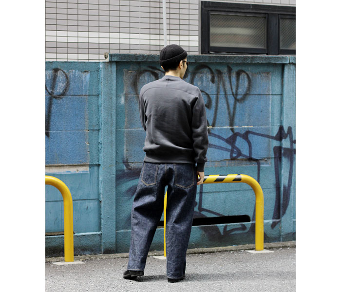SCYE BASICS サイベーシックス ワイドデニム セルビッジ