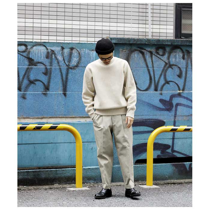 SCYE BASICS サイベーシックス コットンギャバジン 2タック SCYE BASICS サイベーシックス コットンギャバジン 2タック