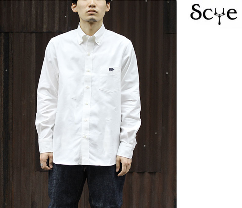SCYE BASICS サイベーシックス Supima Cotton Oxford BD Shirt
