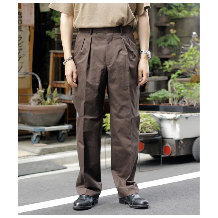 SCYE サイ サンホアキン コットン プリーツ トラウザー San