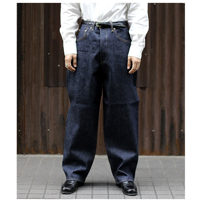 SCYE BASICS サイベーシックス Selvedge Denim Wide Leg Jeans