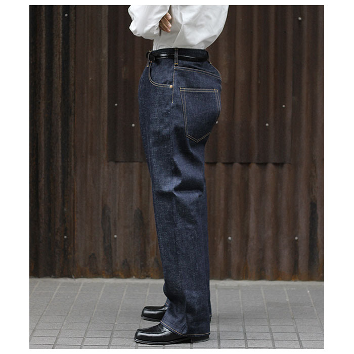 SCYE BASICS サイベーシックス Selvedge Denim Wide Leg Jeans