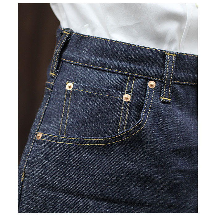 SCYE BASICS サイベーシックス Selvedge Denim Wide Leg Jeans