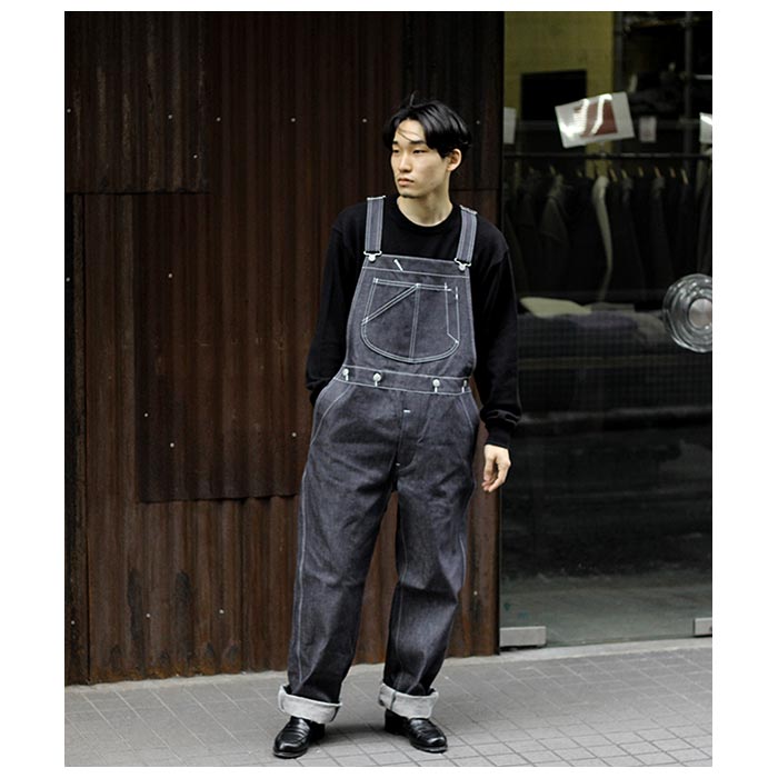 春夏新作モデル SCYE BASICS サイベーシックス Lightweight Denim Bib Overall パンツ