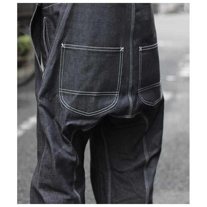 SCYE BASICS サイベーシックス Lightweight Denim Bib Overall