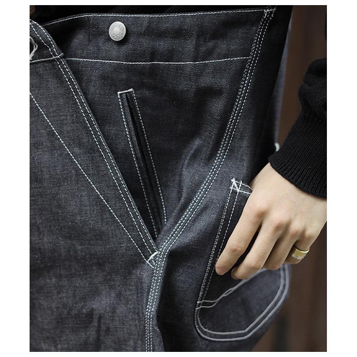 SCYE BASICS サイベーシックス Lightweight Denim Bib Overall