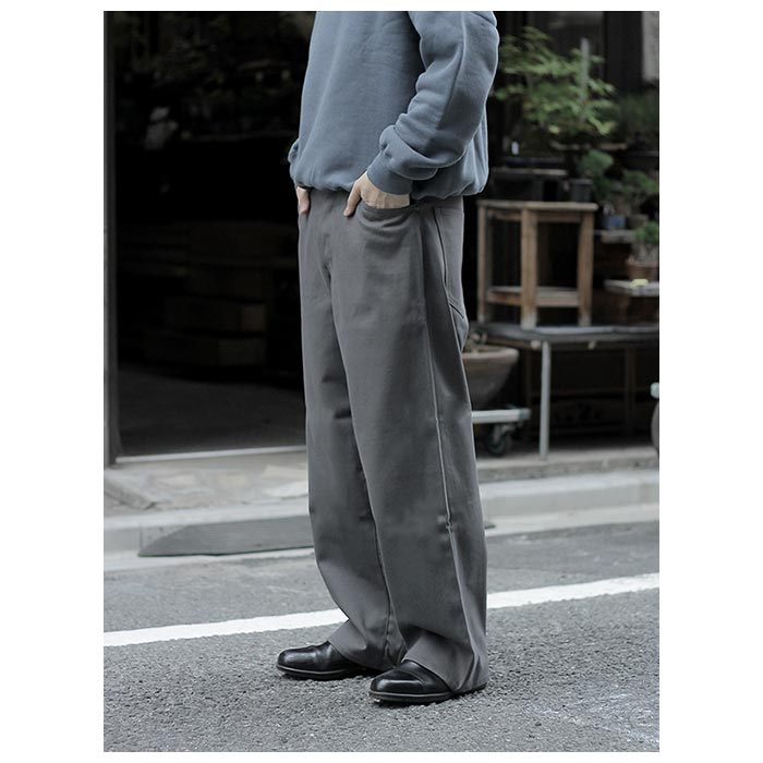 SCYE サイ テーパード パンツ フィンクスコットン モールスキン