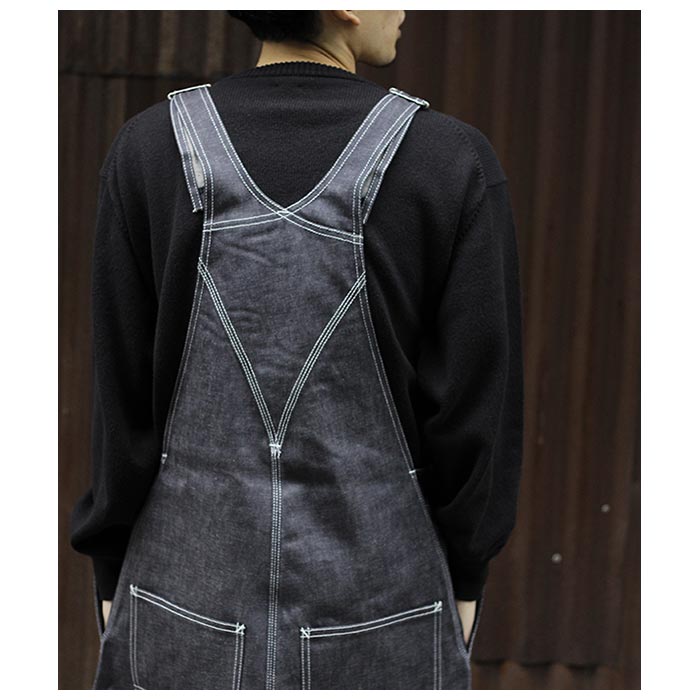 SCYE サイ ライトデニム オーバーオール Lightweight Denim Bib