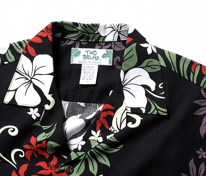 トゥーパームス TWO PALMS アロハシャツ レーヨン ハワイアン