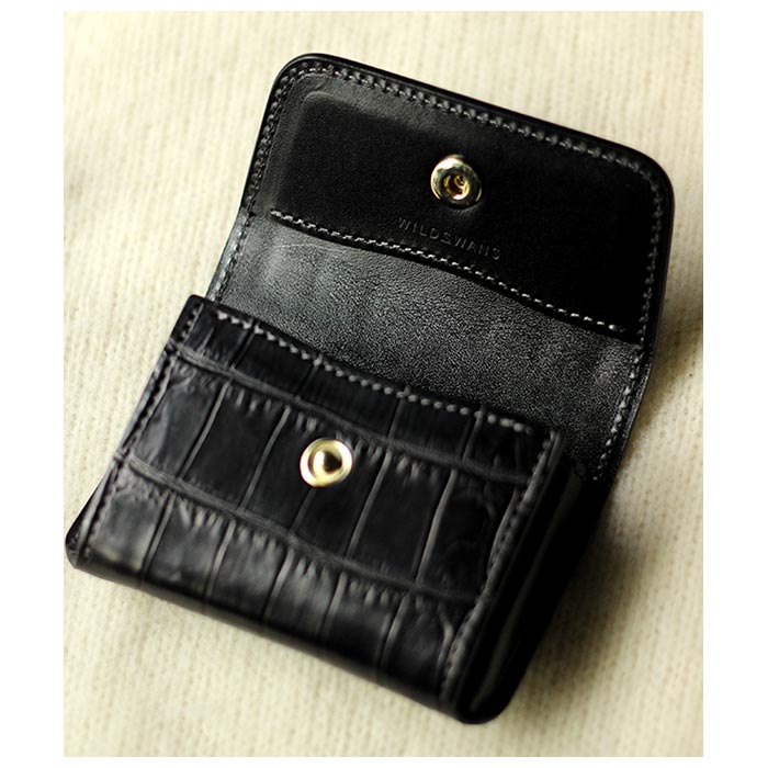 WILDSWANS ワイルドズワンズ 別注CROCODILE LEATHER CARD CASE