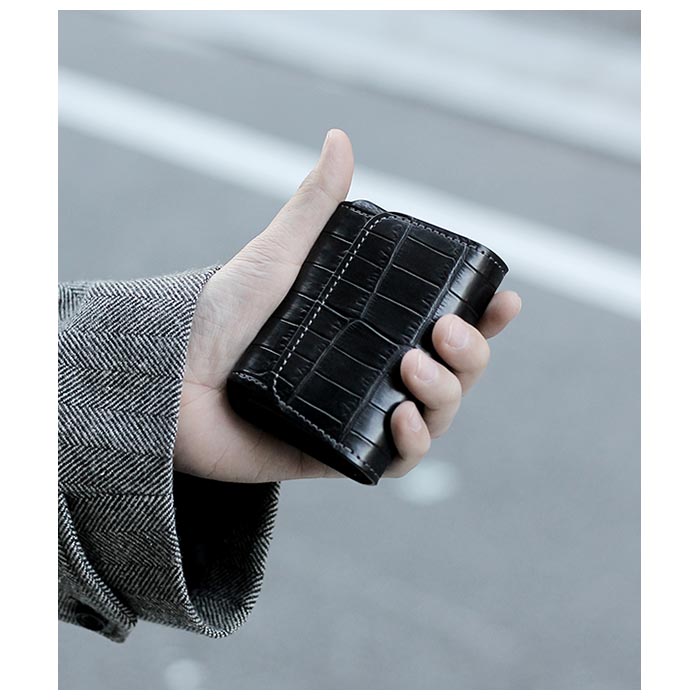 WILDSWANS ワイルドズワンズ 別注CROCODILE LEATHER CARD CASE