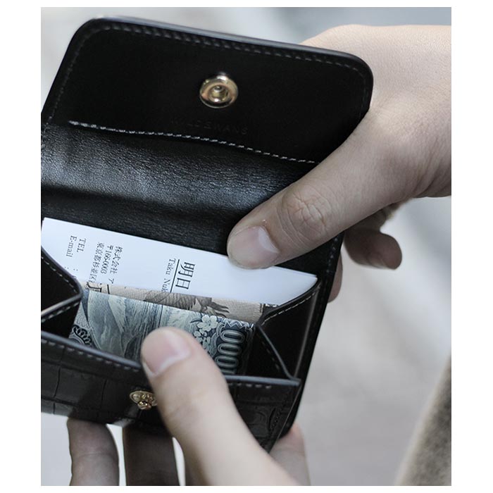 WILDSWANS ワイルドズワンズ 別注CROCODILE LEATHER CARD CASE