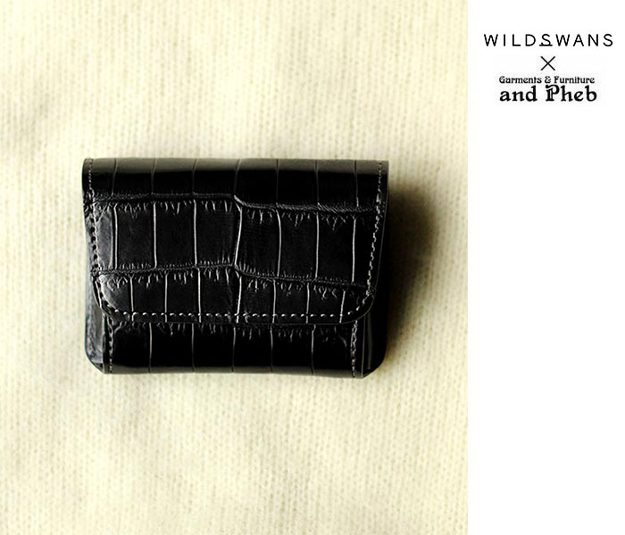WILDSWANS ワイルドズワンズ 別注CROCODILE LEATHER CARD CASE