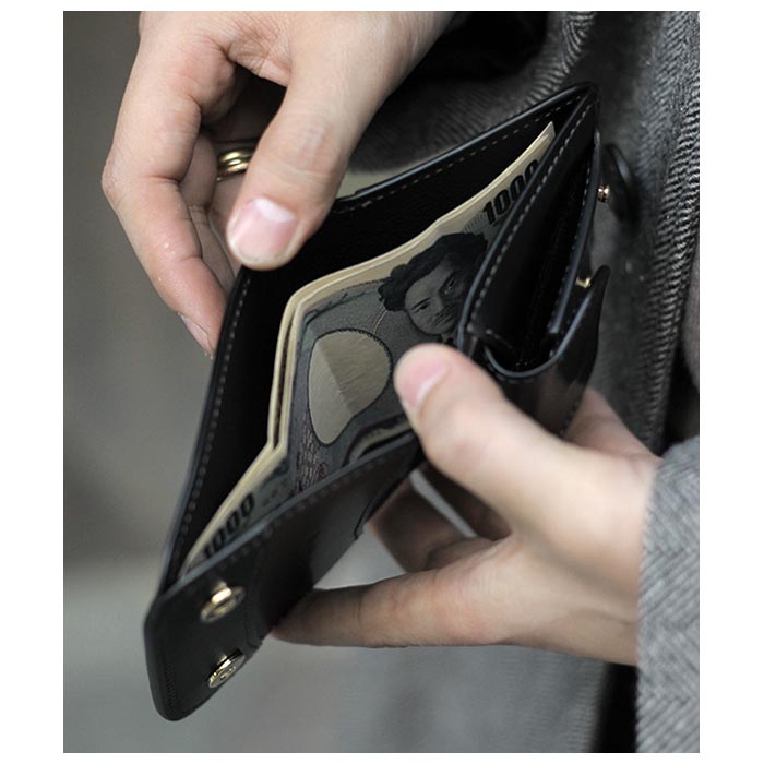 WILDSWANS ワイルドスワンズ 別注CROCODILE LEATHER MINI WALLET