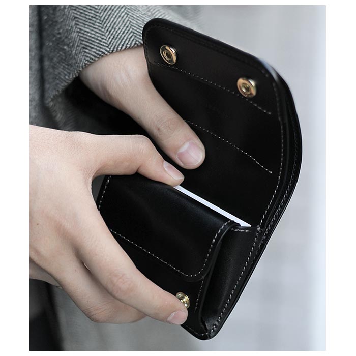 WILDSWANS ワイルドスワンズ 別注CROCODILE LEATHER MINI WALLET