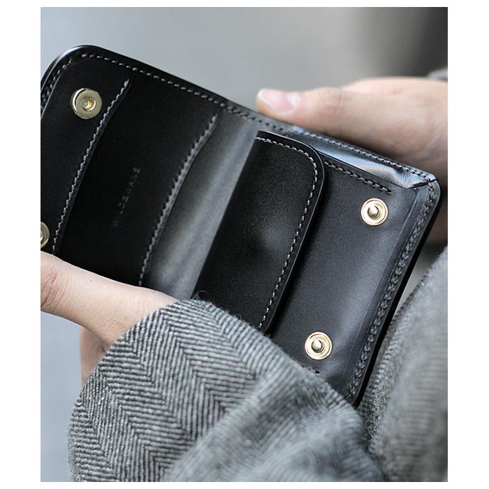 WILDSWANS ワイルドスワンズ 別注CROCODILE LEATHER MINI WALLET