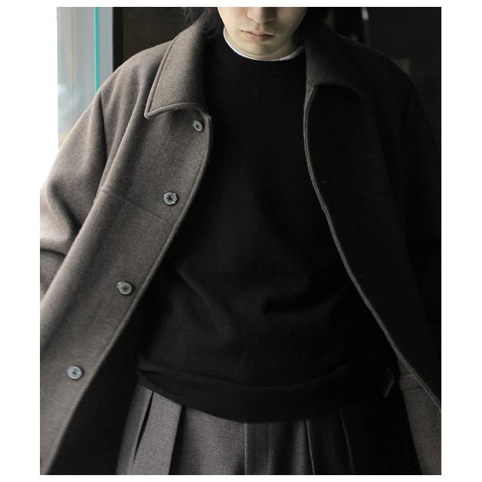 サンティ SANTI カシミヤ ハンドフレーム クルーネックニット CASHMERE