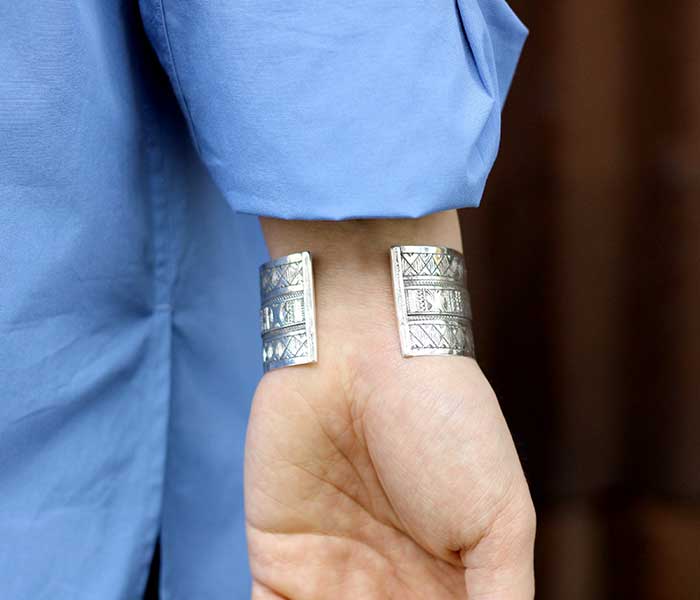トゥアレグ シルバーバングル TOUAREG SILVER BANGLE WIDE No14
