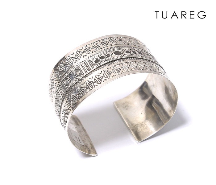 トゥアレグ シルバーバングル TOUAREG SILVER BANGLE WIDE No14