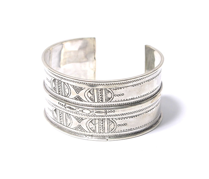 トゥアレグ シルバーバングル TOUAREG SILVER BANGLE WIDE No8