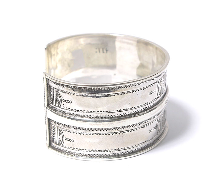トゥアレグ シルバーバングル TOUAREG SILVER BANGLE WIDE No14