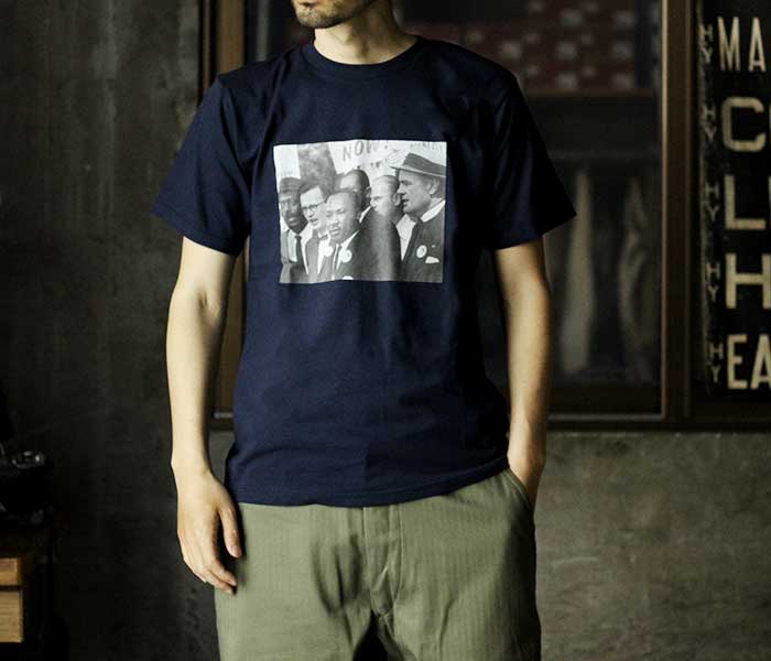 テイスティア TASTIER キング牧師 I HAVE A DREAM プリント Tシャツ