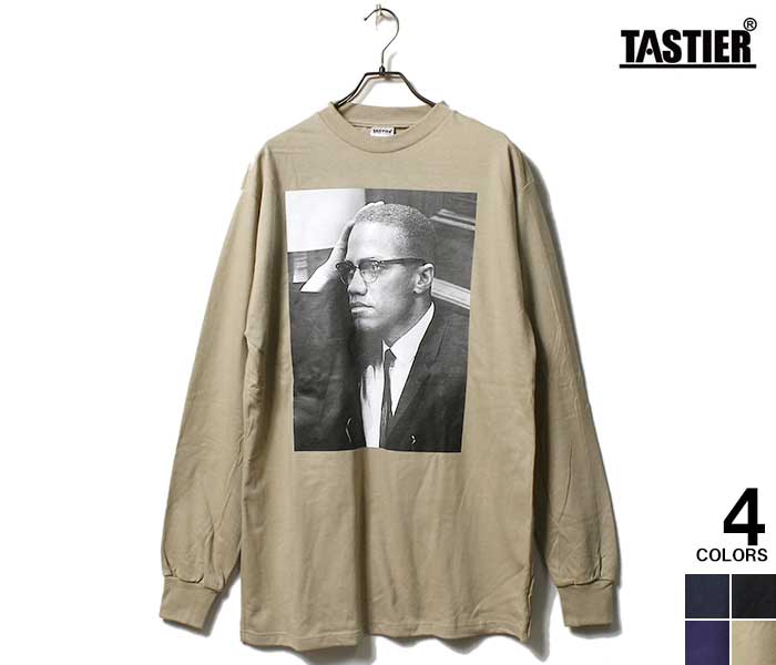 テイスティア TASTIER マルコムX プリント ロンT 長袖 Tシャツ