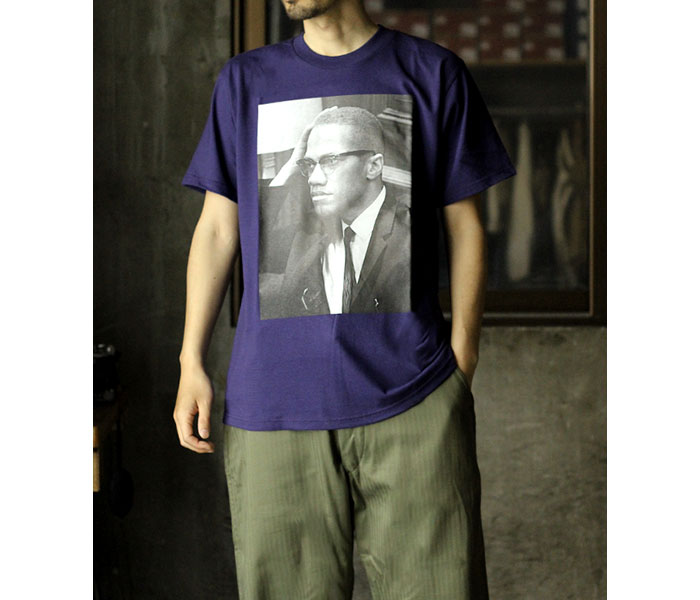 テイスティア TASTIER マルコムX プリント Tシャツ Malcolm X PRINT T