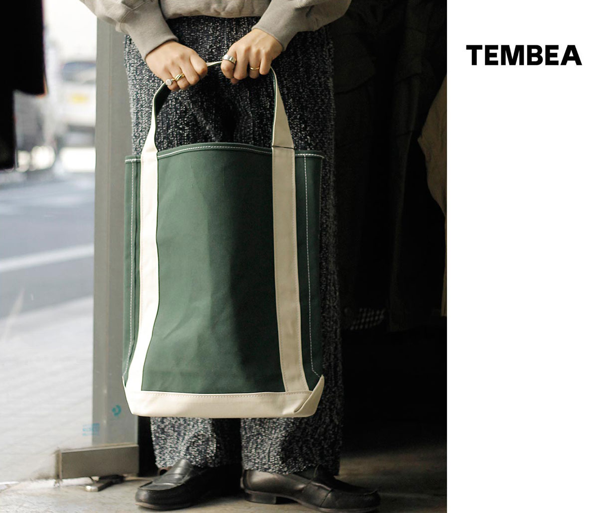 TEMBEA テンベア バゲット トート ラージ BAGUETTE TOTE LARGE (TMB