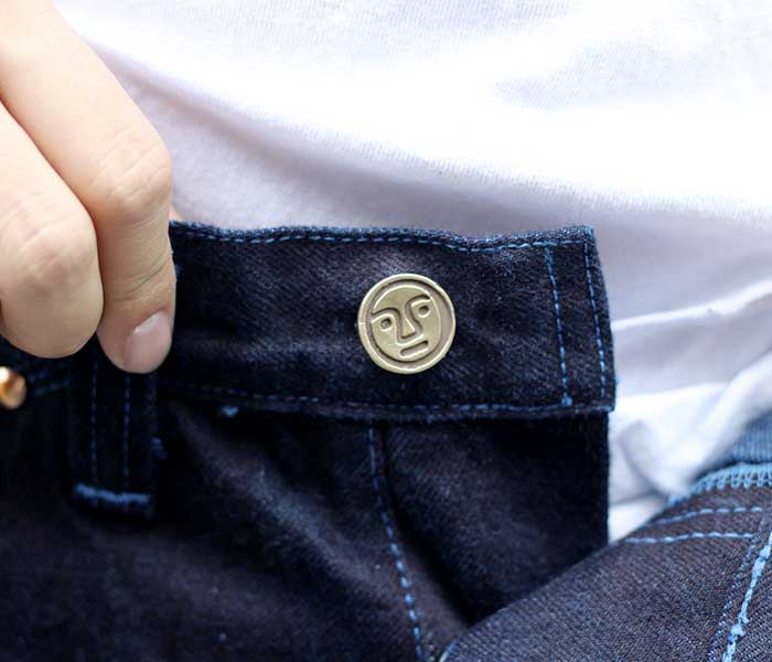 テンダー TENDER Co. ウォード染め ワイド デニム ジーンズ WOAD