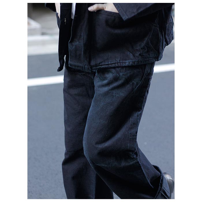 テンダー TENDER Co. ブラックホール染め 極ワイドデニム