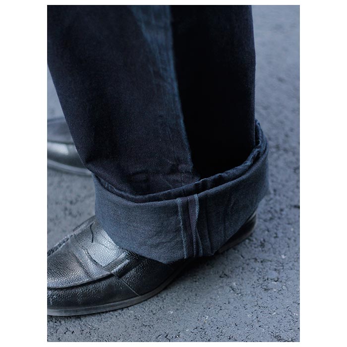 テンダー TENDER Co. ブラックホール染め 極ワイドデニム ジーンズ 136