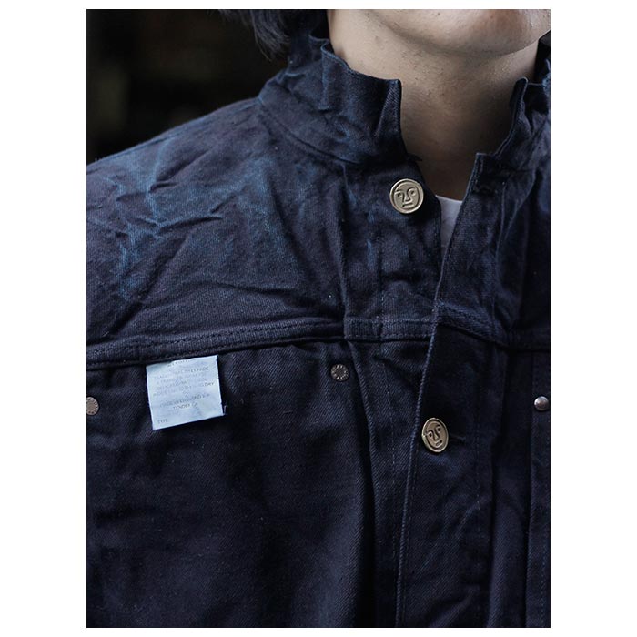 テンダー TENDER Co. デニムジャケット ブラックホール染め