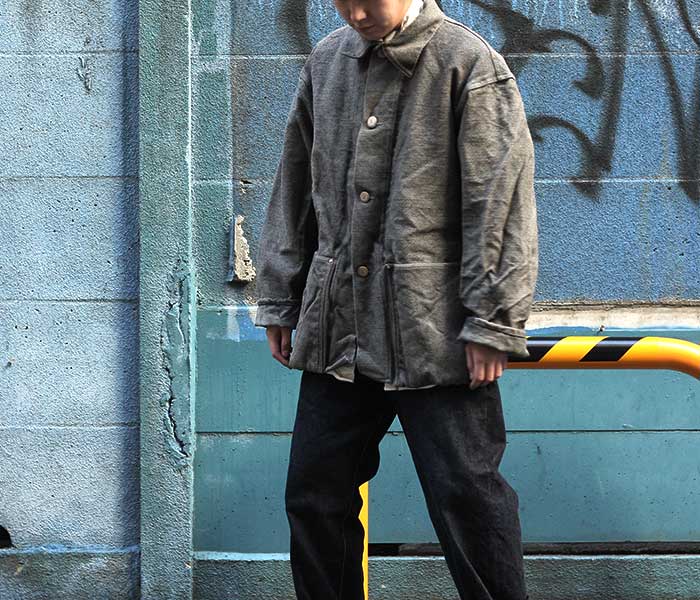 ƥ TENDER Co.  㥱å 饤ɥ åȥĥ ǥ֥å դ TYPE 935 Collared Shepherd's Coat (935-SHEPHERD-WOOL-BLACK)