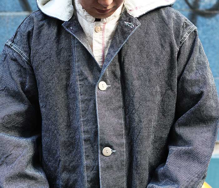 ƥ TENDER Co. ѹ 19oz ǥ˥ աǥåɥ㥱å 󥦥å ѡ TYPE 936 Hooded Shepherd's Coat (936-HOOD-19OZ-DNM-RINSE)