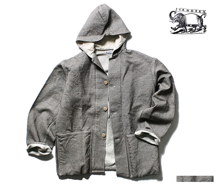 ƥ TENDER Co. ѹ  աǥåɥ㥱å 饤ɥ åȥĥ 󥦥å ѡ TYPE 936 Hooded Shepherd's Coat (936-HOOD-WOOL-RINSE)