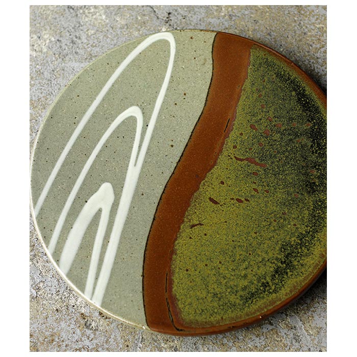 セレンのあ Sellen Noah 笠間焼 9寸満月皿 MANGETU PLATE (SN セレンのあ Sellen Noah 笠間焼 9寸満月皿 MANGETU PLATE (SN