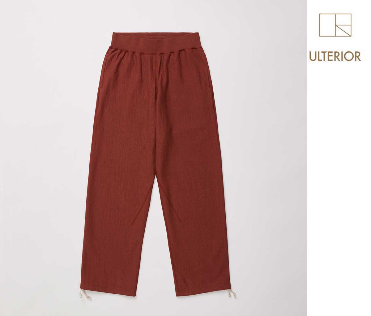 ULTERIOR スウェットパンツ　トラックパンツ　アルテリア アルテリア ULTERIOR フェード シルキーテリー リバースウィーブ