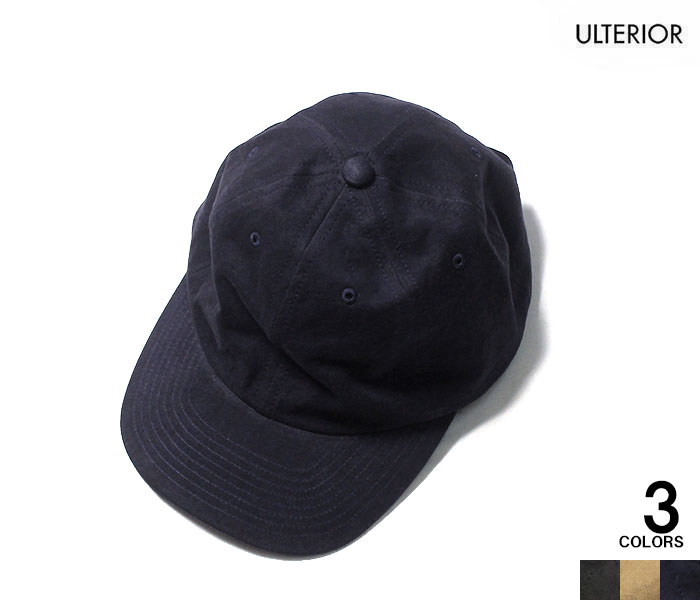アルテリア ULTERIOR 備前ギャバジン 6パネル キャップ WASHED