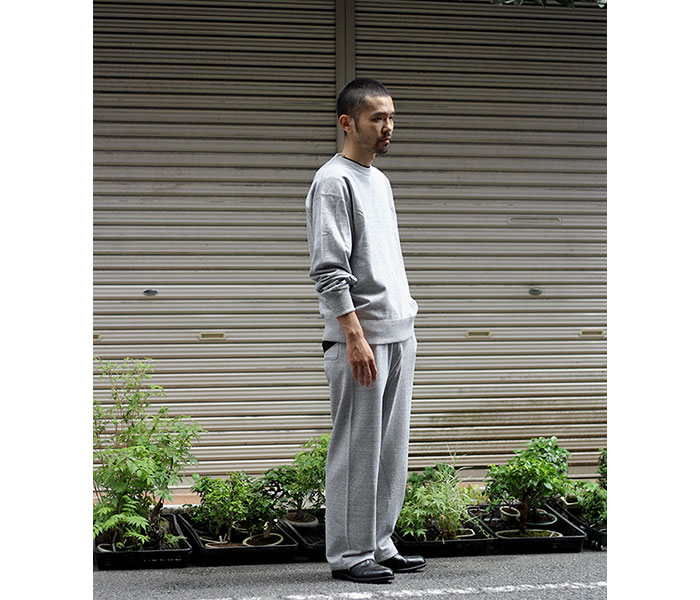アルテリア ULTERIOR ESSENTIAL LINE スウェットパンツ 杢グレー アルテリア ULTERIOR ESSENTIAL LINE スウェットパンツ 杢グレー
