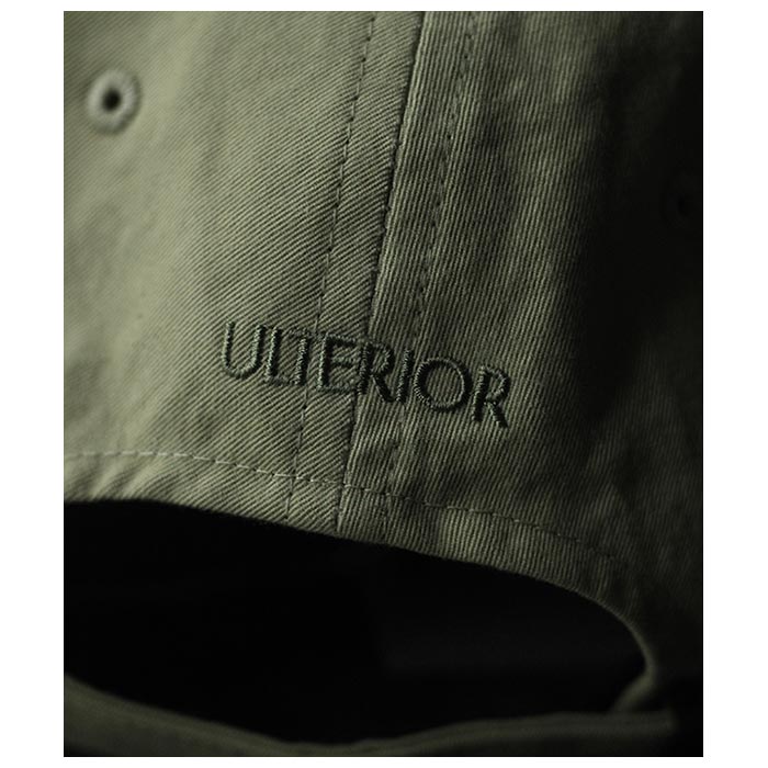 アルテリア ULTERIOR 備前ギャバジン 6パネル キャップ WASHED